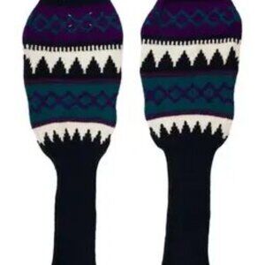 Maison Margiela Fairisle Knit Arm Warmers